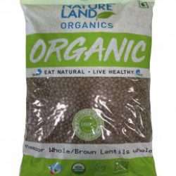 Organic Brown Lentils - 1kg